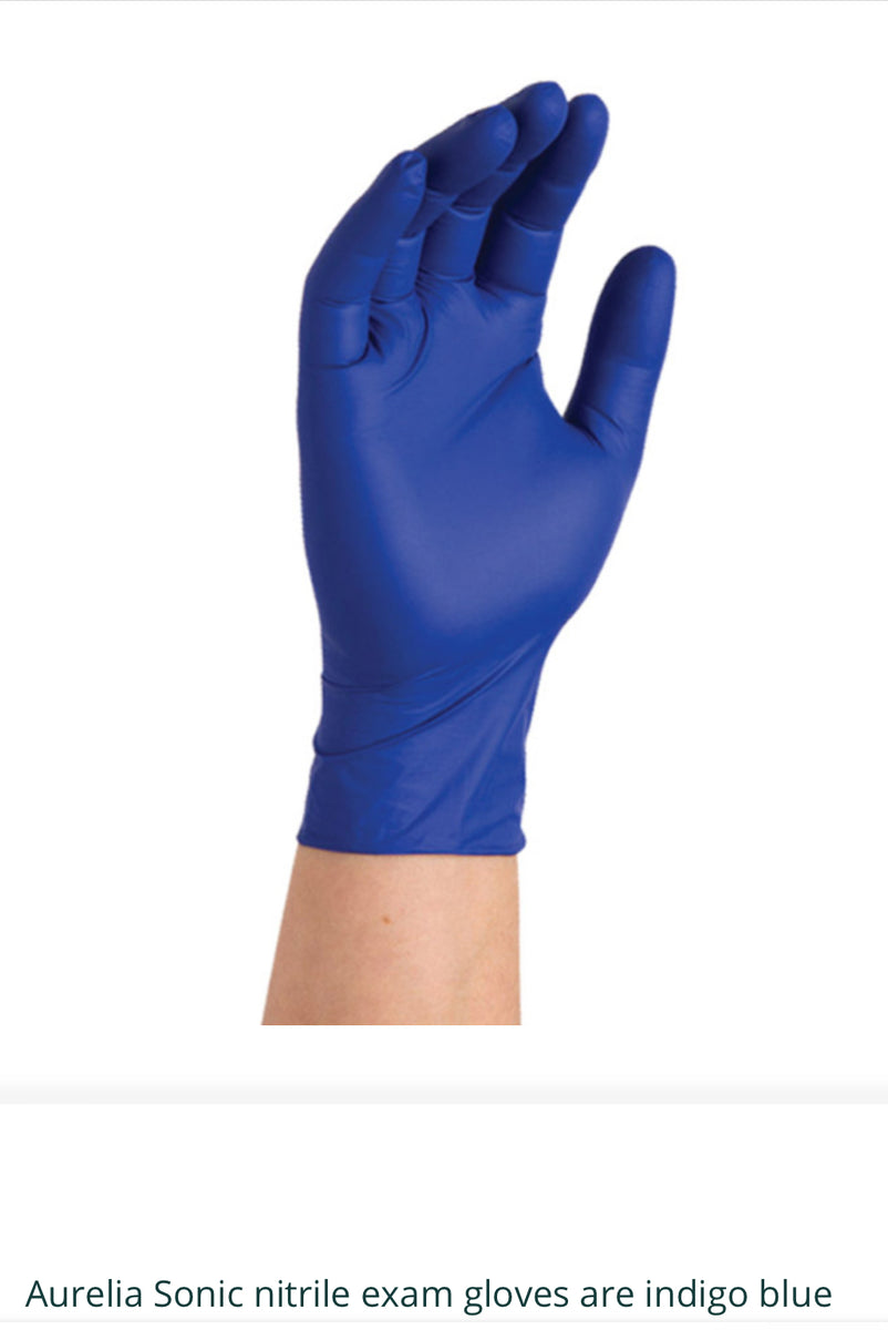Powder Free Blue Nitrile Gloves Arrow Safety Canada