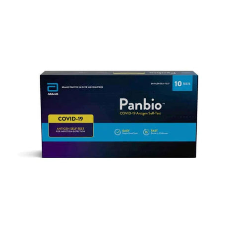 ABBOTT PANBIO™ COVID-19 Antigen 20/test kits/box. $10/test.