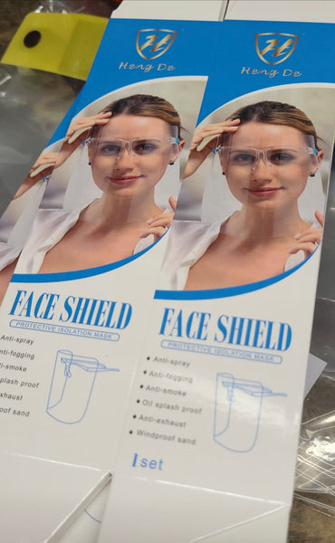 Faceshields with glasses 100/pack.$200/pack
