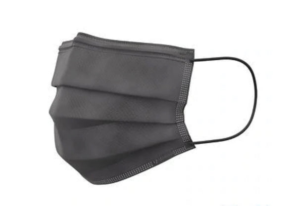 BLACK  Level 3 Medical Mask.Made in Canada.50pc/box