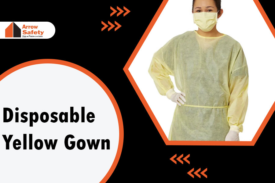 Protective and Reliable: Disposable Yellow Gown and White Gown by Arrow Safety Canada