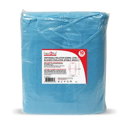 Isolation Gowns.Level3. 80pcs blue. – Arrow Safety Canada