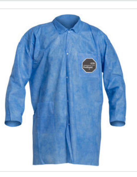 Lab Coat.XL&XXL Heavy Duty Blue.10pcs/pack. $3/pc.Clearance