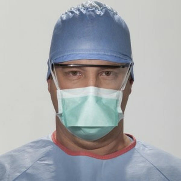 48220 Halyard Surgical mask DUCKBILL with ties. 50/Box.