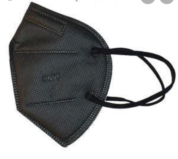BLACK KN95 masks.5 layers. 30pcs/box. Price drop.