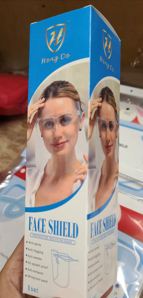 Faceshields with glasses 100/pack.$200/pack