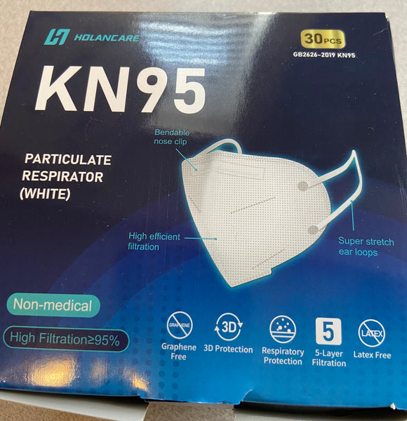 KN95 5 layered  masks. 30pcs/box. WHITE. Price drop￼