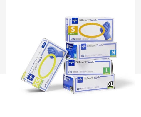 FitGuard PF nitrile Gloves. 300 count box.SOLD BY CASE.