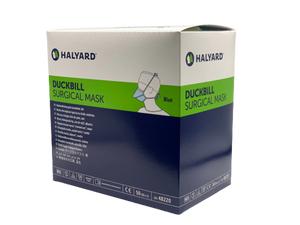 48220 Halyard Surgical mask DUCKBILL with ties. 50/Box.