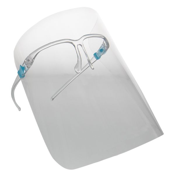 Faceshields with glasses 20/pack.$2/pc