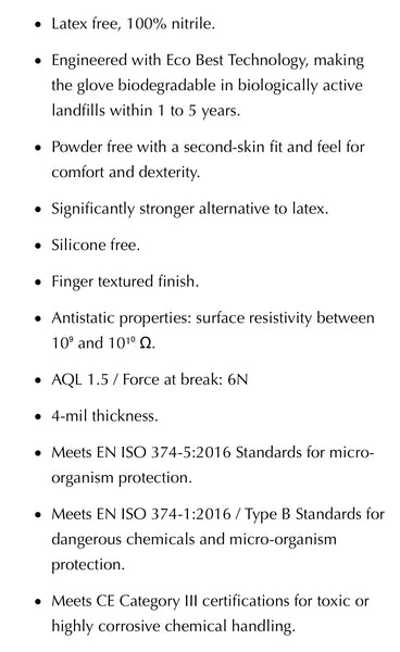 Non Medical 4mil Powder Free Gloves 100pcs per box 10 boxes per case. (Case pricing)