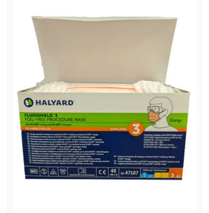 Halyard Fluidshield®Level3. Fog-Free Mask,40pcs/box